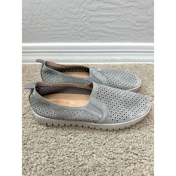 EASY STREET | Gray Athleisure Fresh Slip On Sneakers | Women’s 6.5 - Picture 1 of 7